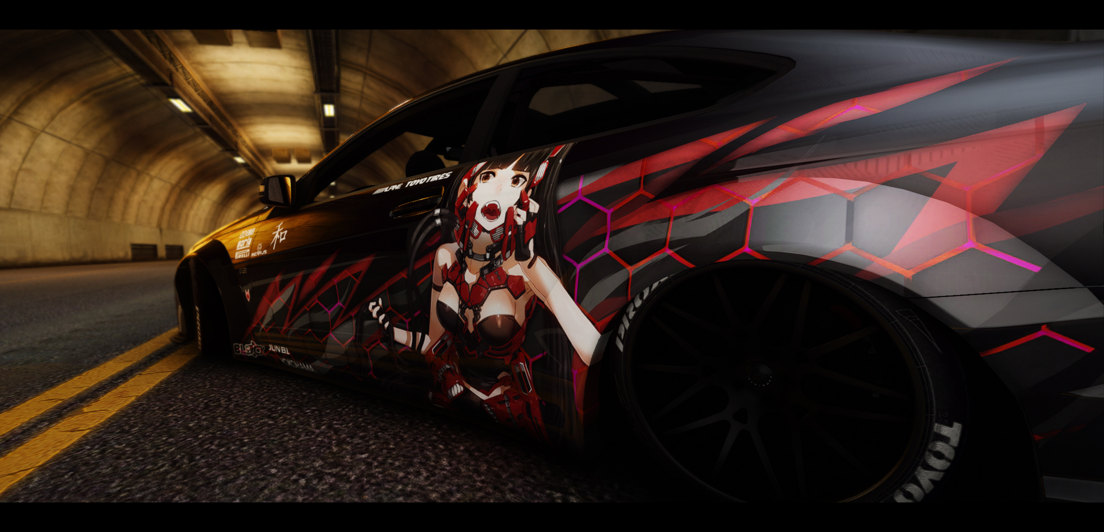 Download Free Mods Itasha Livery For Liberty Walk Mercedes Benz C63 Amg 9mods Net