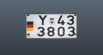 Real German Bundeswehr License Plates 7
