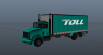 Toll curtain side truck 1