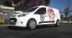 UWU cafe delivery livery for NotchApple's Ford Connect van 0