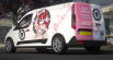UWU cafe delivery livery for NotchApple's Ford Connect van 2