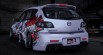 [Itasha] 2009 Mazda Speed 3 "Genshin Impact" Arlecchino paintjob 5