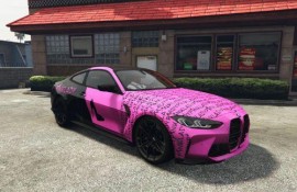 2021 BMW M4 Competition - Pinklady Girls [Paintjob]