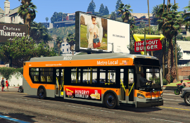 LA Metro Bus Skin for New Flyer Xcelsior