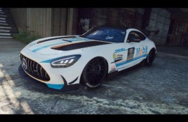 Mobil Race Livery for 2020 Mercedes-Benz AMG GT Black Series