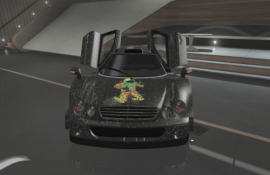 Space Theme Mercedes CLK GTR