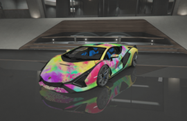 Trippy Lamborghini Sián FKP 37 Livery