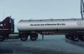 Manaseer Oil & Gas, Texaco, Esso & Chevron Trailer Tanker