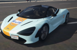 Mclaren 720s Gulf Livery