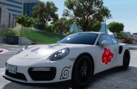 Porsche 911 Turbo S Naruto-Itachi Livery