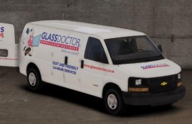 "GlassDoctor" Paintjob for BROKE_option's Chevrolet express [2K]