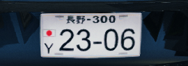 Real/Custom Japan plates