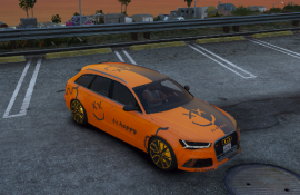 Be happy Paintjob for Audi RS6