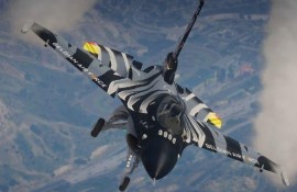 Belgian Air Force display 2018-2021 Dark Falcon