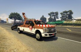 Casey's Highway Clearance Paintjob for Ford F-450 Superduty Tow Truck 2019