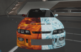 Fire and Ice 1997 Nissan Skyline GT-R R33 Livery