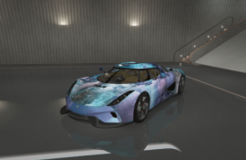 Galactic Astronaut Livery Koenigsegg Regera