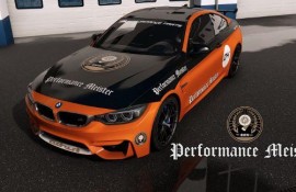 Here is the BMW M4 Performancemeister Jägermeister livery