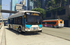 LA Montebello Bus Line Liveries for New Flyer Xcelsior XD40