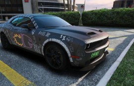 1KOCSIS_SRT Smash Car Paintjob for Dodge Challenger