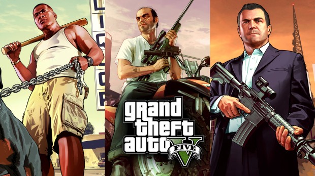 Flat Grand Theft Auto V Logo