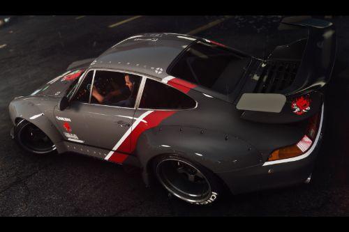 Jhonny Silverhand SAMURAI LIVERY for Porsche 911 (993) GT-2 1992 RWB