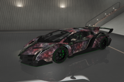 Space Theme Lamborghini Veneno