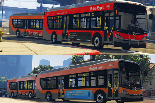 XD40 LA Metro Bus Skin 1.0