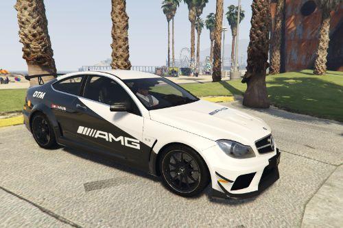 2012 Mercedes-Benz C63 AMG Coupe Black Series - DTM Sponsor [Paintjob]