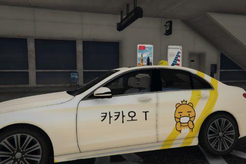 Korea Taxi Benz C-Class W250 한국 카카오T 택시