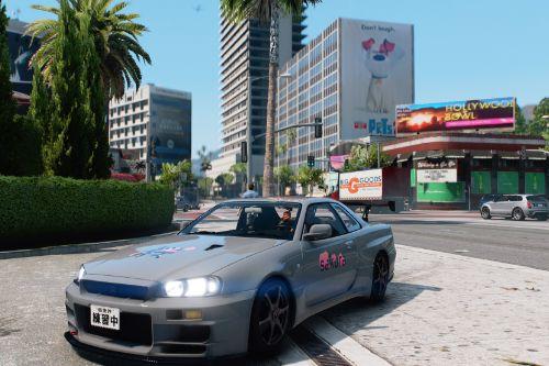 Nissan Skyline R34 Sakura Livery