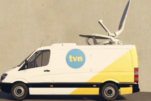 Paintjob for Mercedes Sprinter (Polish TVn)