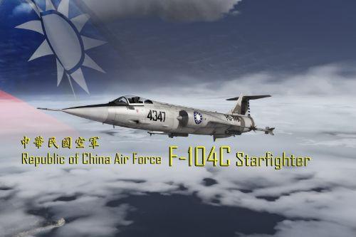 R.O.C (Taiwan) Paintjob for ROCAF F-104C Starfighter