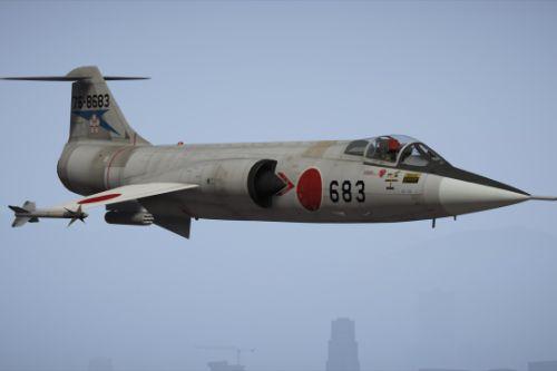 F-104J JASDF 航空自衛隊 206th Tactical Fighter Squadron 第206飛行隊 Skin