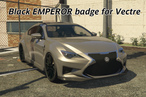 [Logorework] Black EMPEROR badge for Vectre