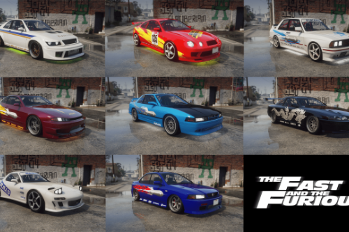The Fast and The Furious Liveries Pack (Lore Friendly)