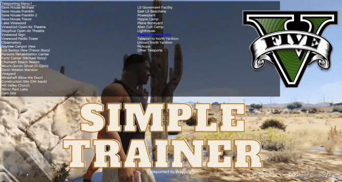 Simple Trainer for GTA V: Trainer Tips and Tricks