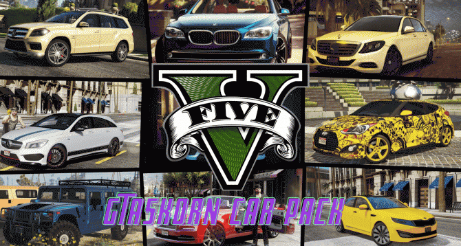 Gta5Korn Car Pack: Jokesterz Car Pack with Unlimited Money and All Kalos Cars (48 cars)