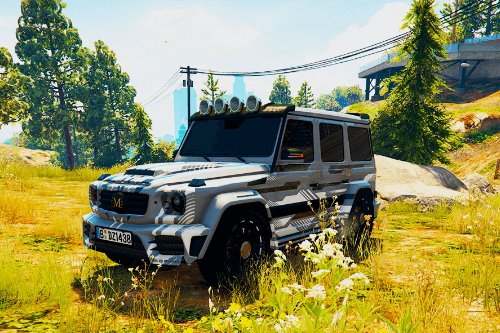 9 Liverys for gtacool's Mercedes-Benz G63 Jurassic Edition