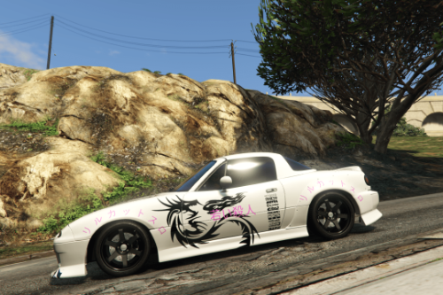 Custom Miata MX5 NA6C Livery