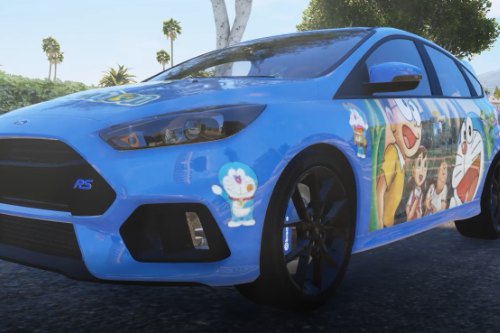 Doraemon Ford Focus RS Livery