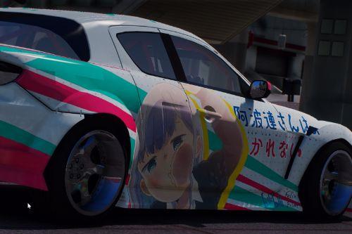 Mazda RX-8 痛車「阿波連さんははかれない」／Aharen Is Indecipherable Itasha Livery