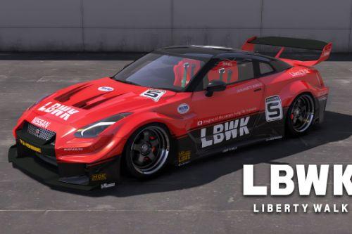 [Nissan GTR R35 Liberty Walk Silhouette]LBWK livery