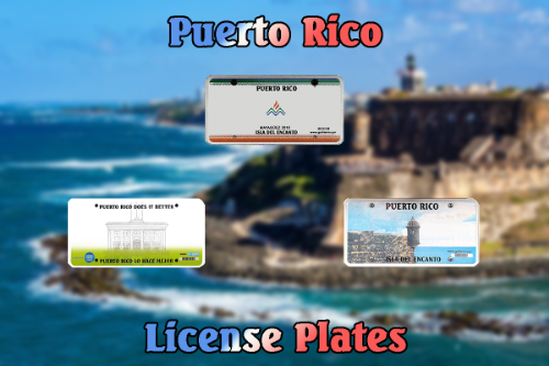 Puerto Rico License Plates