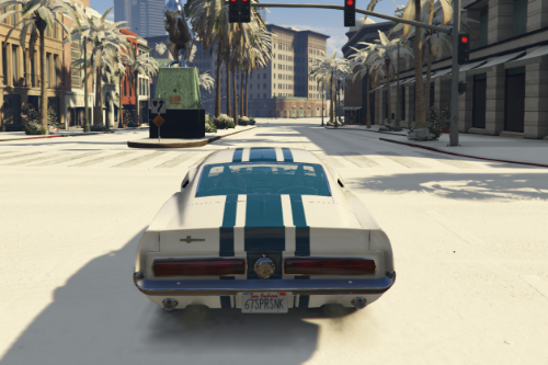 Super Snake Paintjob and textures for Vans's 1967 Shelby Mustang GT500