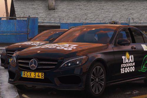 Swedish Mercedes C-Class W205 Taxi Stockholm