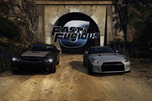 Dom´s Dodge Challenger SRT Livery From Fast And Furious 5-6