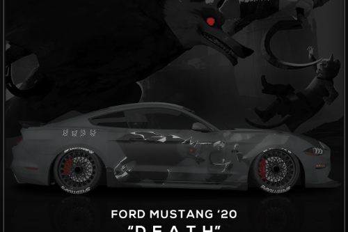 2019 Ford Mustang DEATH Livery