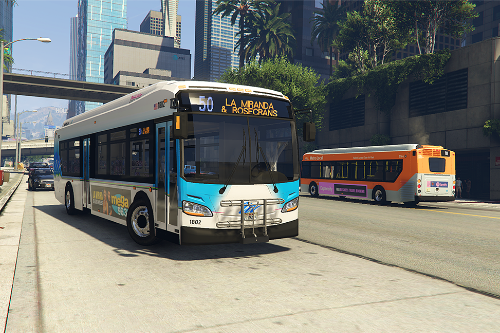 LA Montebello Bus Line Liveries for New Flyer Xcelsior XD40