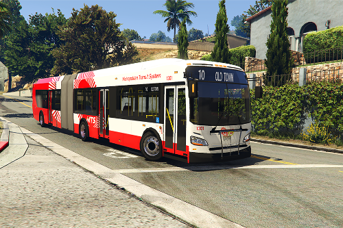 San Diego MTS Livery for New Flyer Xcelsior XD60